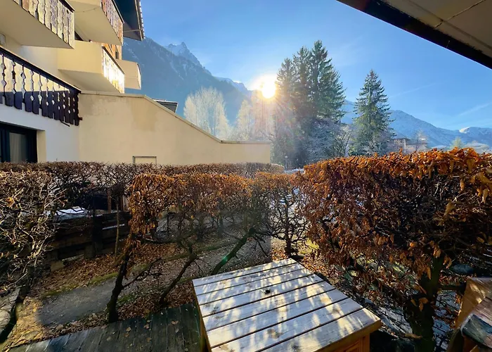 Vue Montblanc Et Parking Apartamento Chamonix